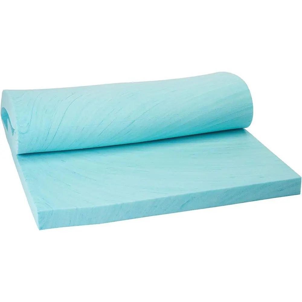 Memory Foam Topper - ツインサイズ 3インチ厚 ジェルスワール ビスコ弾性メモリーオームマットパッド ベッドトッパー アメリカ製