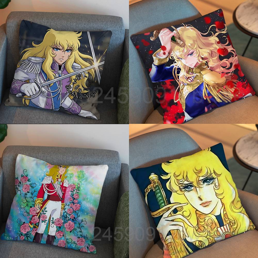 Versailles Home Textiles - ヴェルサイユのレディ・オスカーローズ枕カバー枕カバーリビングルームソファクッションカバー家庭用寝室の部屋の装飾に最適