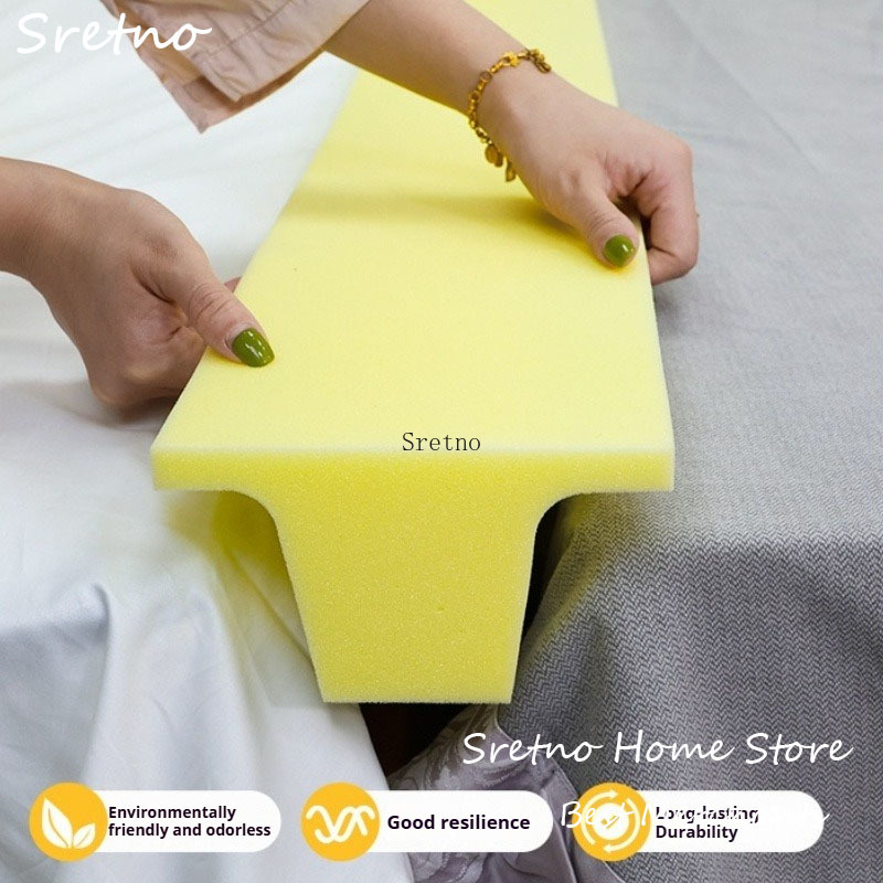 Memory Foam Topper - カスタマイズ可能な高密度ベッド隙間埋めL/T型ベッドヘッドとベッドテールの継ぎ目埋め、カット可能で落下防止