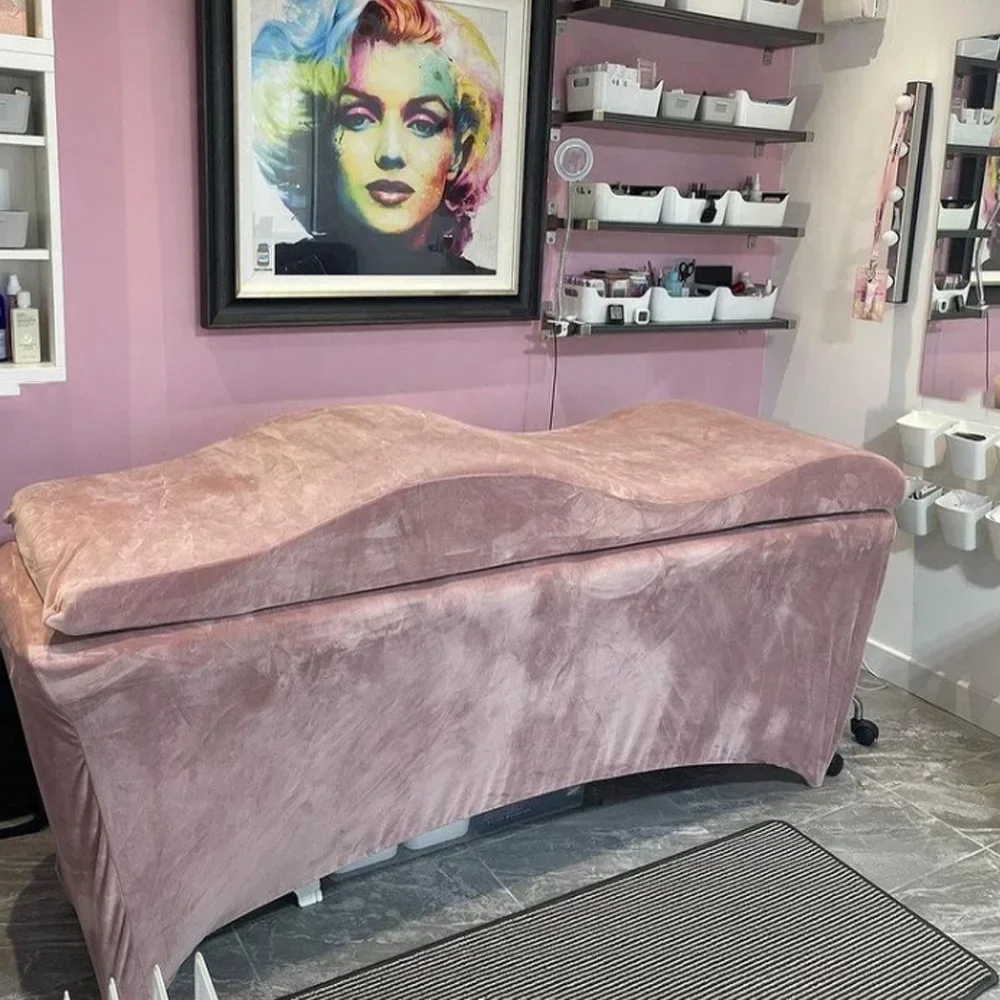 良い素材のまつげマットレスとカバー、ウェーブメモリーフォーム - Memory Foam Topper のレビューと価格