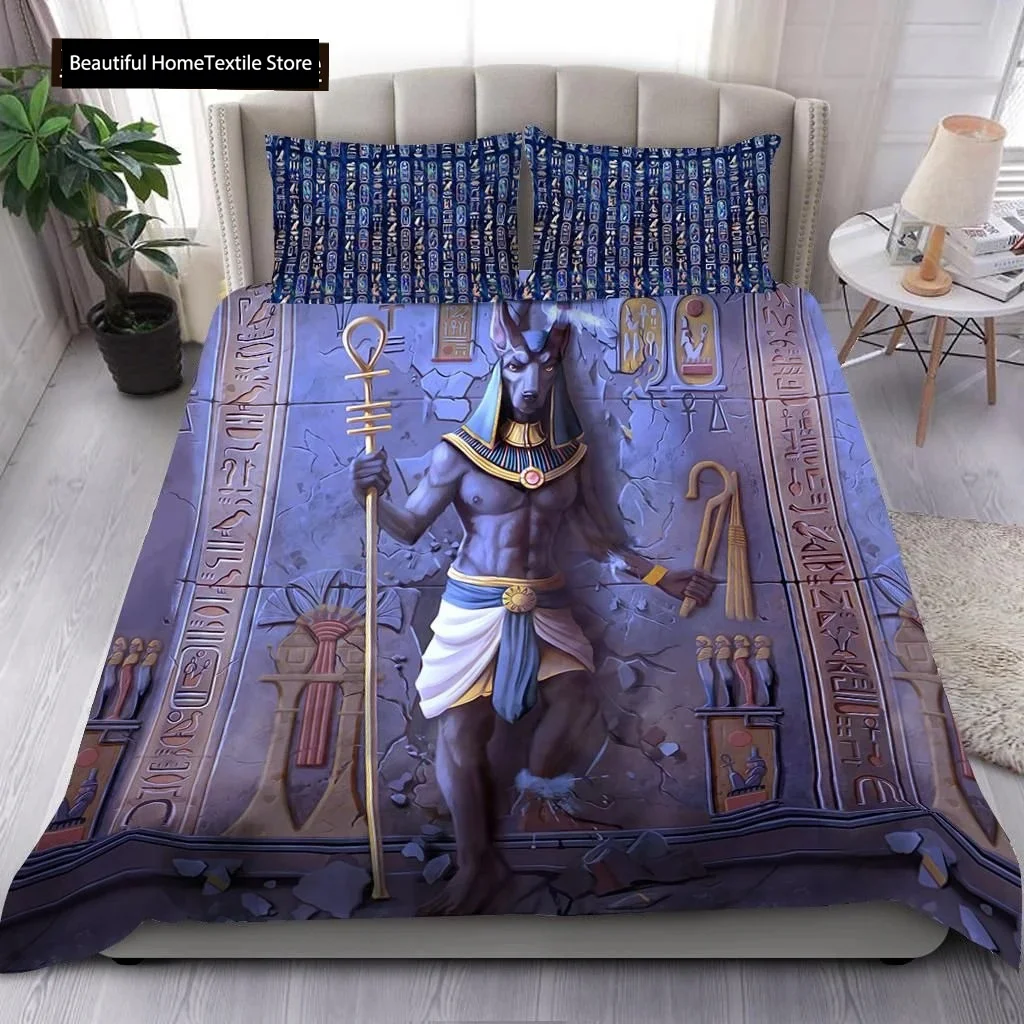 古代エジプトアヌビスエジプトのシンボル文化快適な布団キルトカ - Home Textiles Egypt のレビューと価格