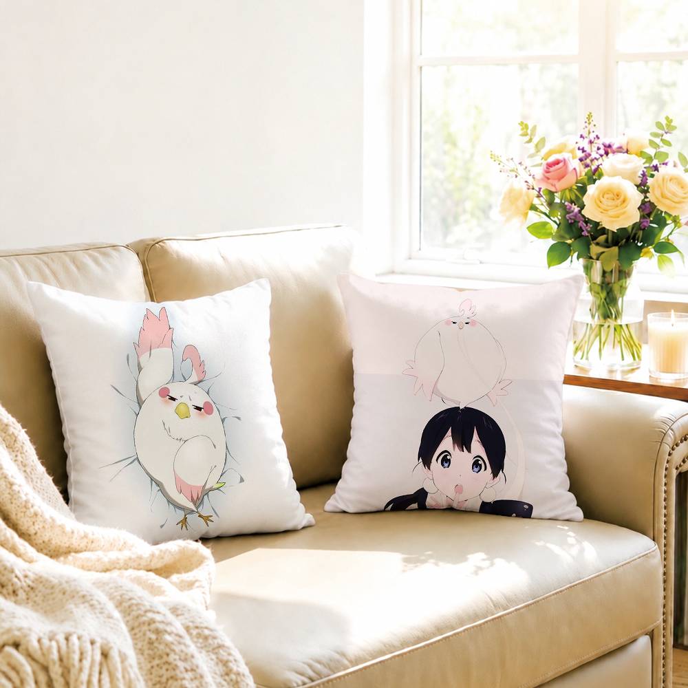 A-Anime タマコマーケット モチゾオジ 枕カバー 正方 - Home Textiles Market のレビューと価格