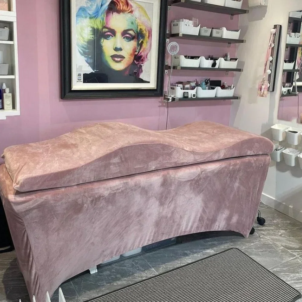 まつげエクステ用マットレスとカバー、ウェーブメモリーフォーム - Memory Foam Topper のレビューと価格