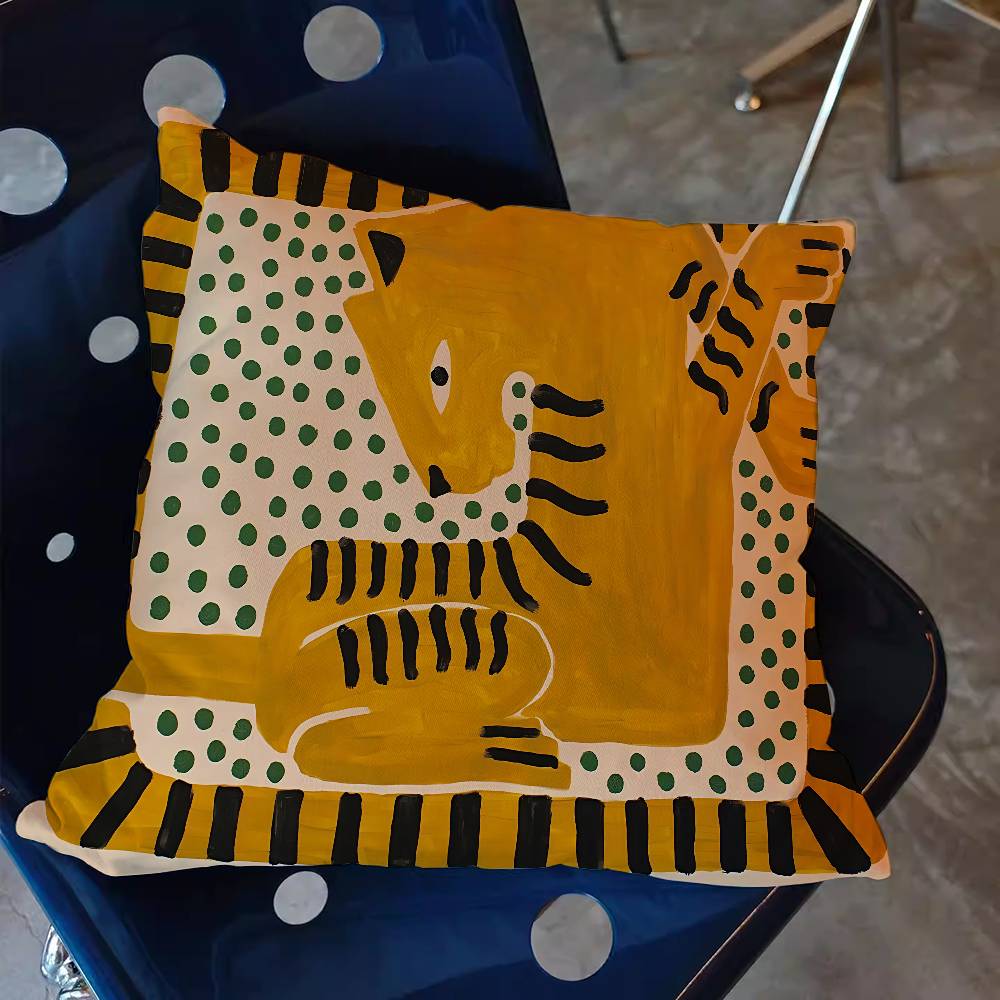 古代エジプトの虎と豹のパーソナライズされた写真とテキストのホ - Home Textiles Egypt のレビューと価格