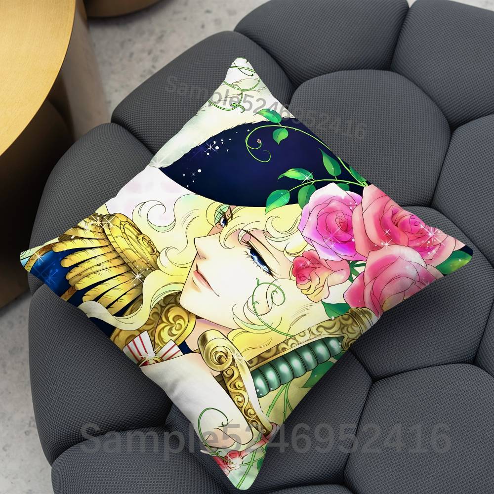 ヴェルサイユのR-ローズスクエアクッション枕カバー ソファ寝 - Versailles Home Textiles のレビューと価格