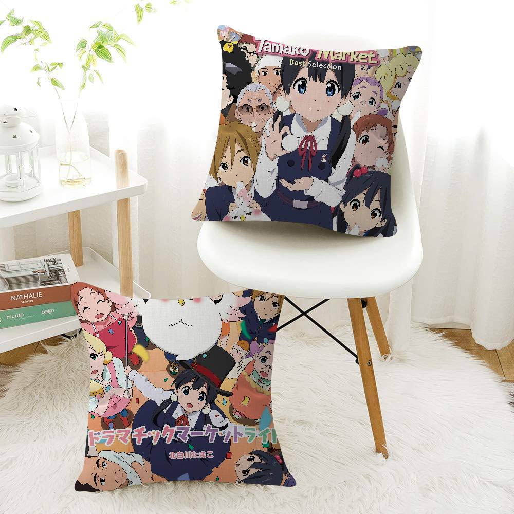 アニメ T-タマコマーケット 45*45 センチメートルクッ - Home Textiles Market のレビューと価格