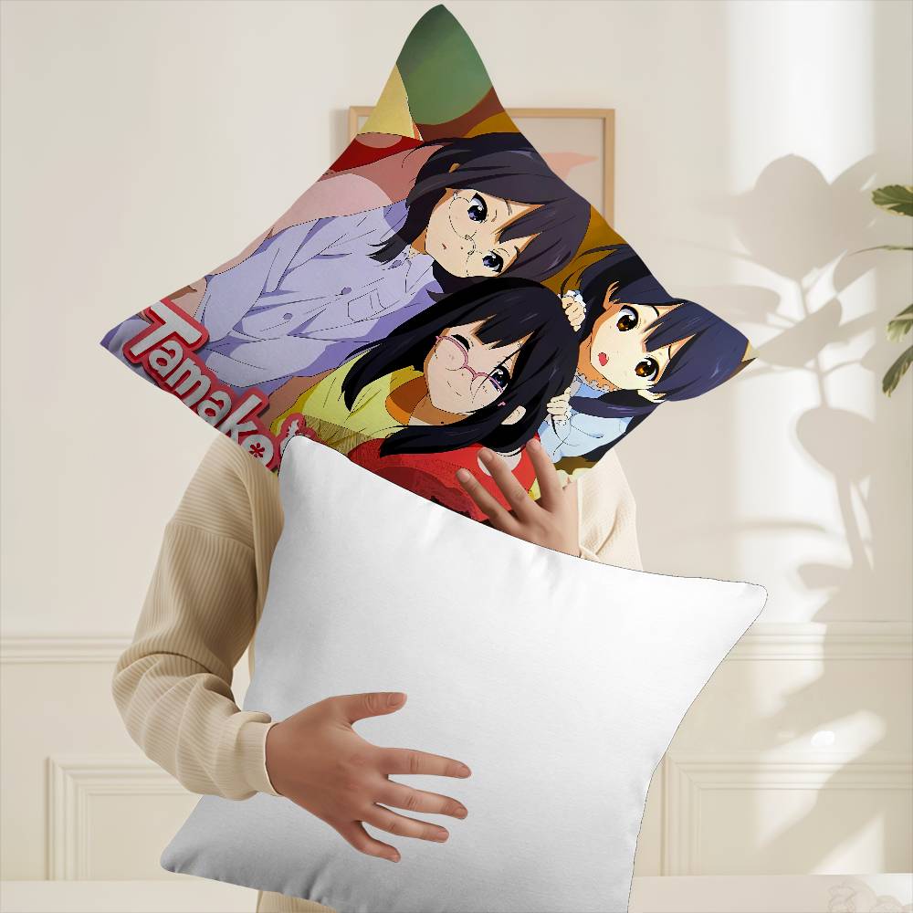 アニメーションT-タマコマーケット枕カバー、ソファ装飾、車、 - Home Textiles Market のレビューと価格