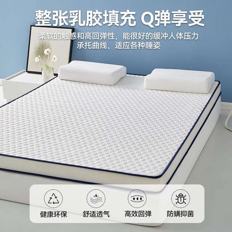 シングルベッド用ラテックスフォームマットレストッパー、厚みの - Memory Foam Topper のレビューと価格