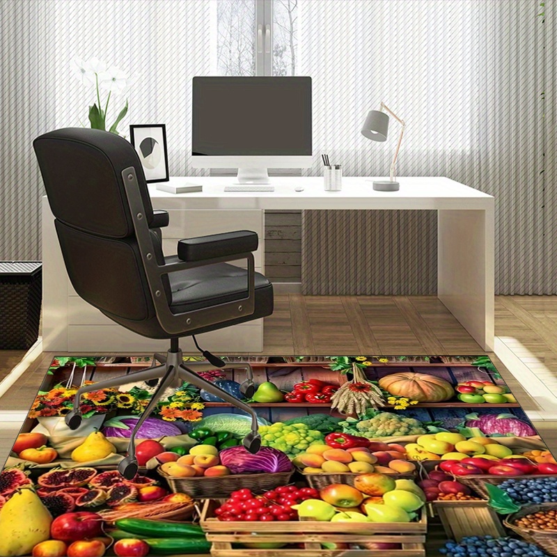 キッチンやダイニングエリア用の鮮やかなフルーツマーケットラグ - Home Textiles Market のレビューと価格