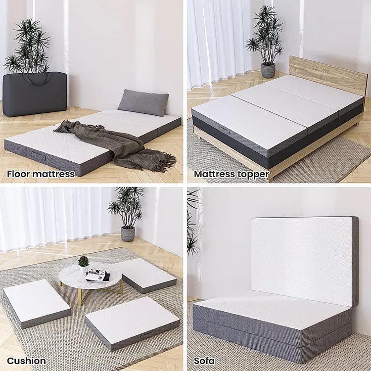 2026年式ポータブル三つ折りメモリーフォームマットレストッ - Memory Foam Topper のレビューと価格