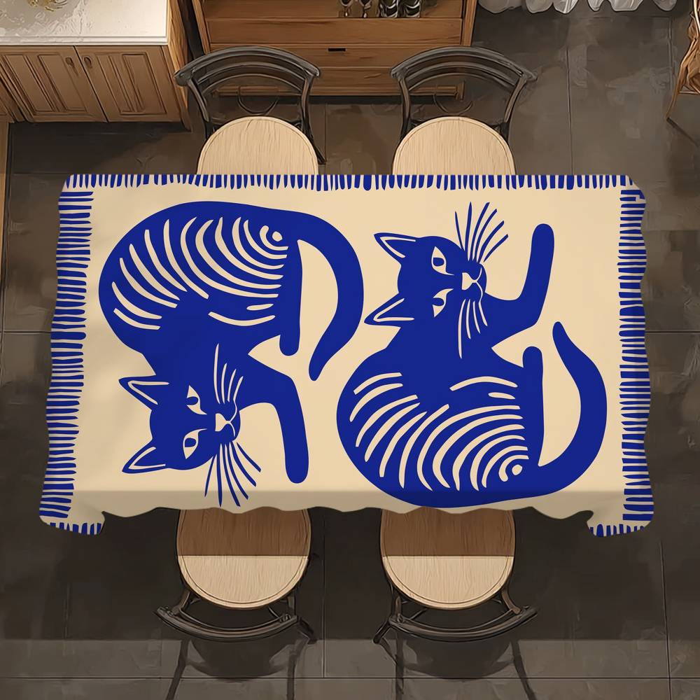 古代エジプト タイガーレオパード テーブルクロス ピクニック - Home Textiles Egypt のレビューと価格
